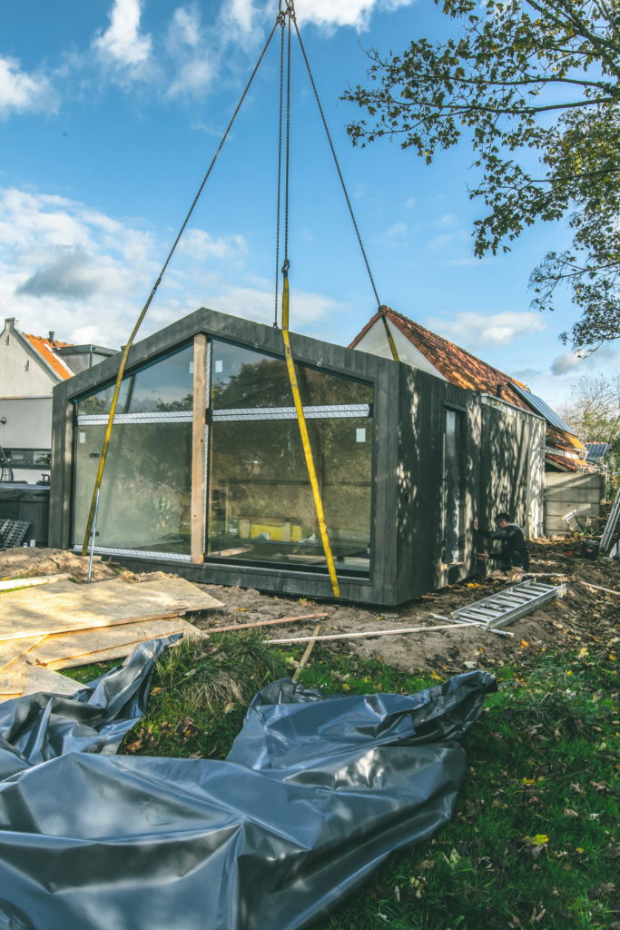 Installatie van de twee modulaire units